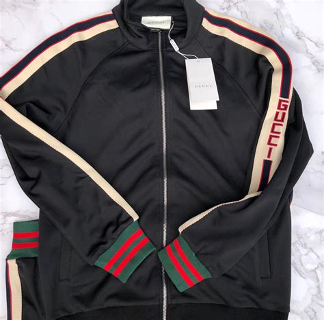 all black gucci tracksuit